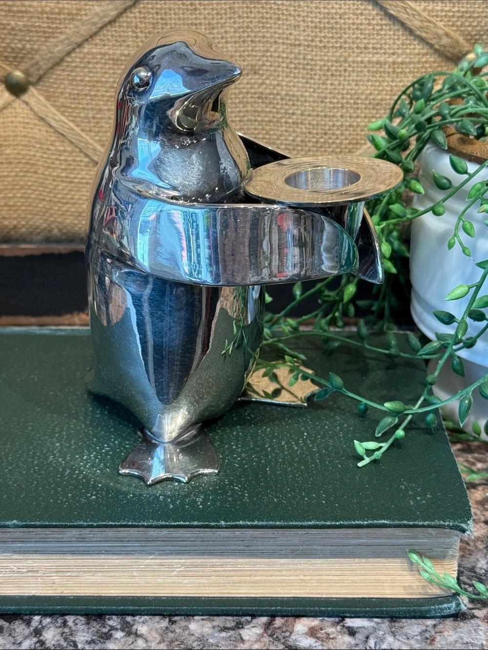 Restoration Hardware Penguin Candle Holder
